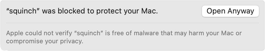 Privacy & Security with the Open Anyway button